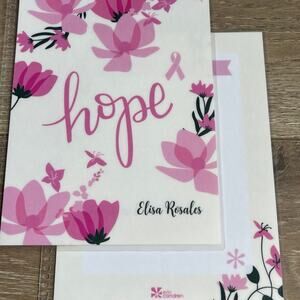 Erin Condren Planner Cover - 7x9 - breast cancer
